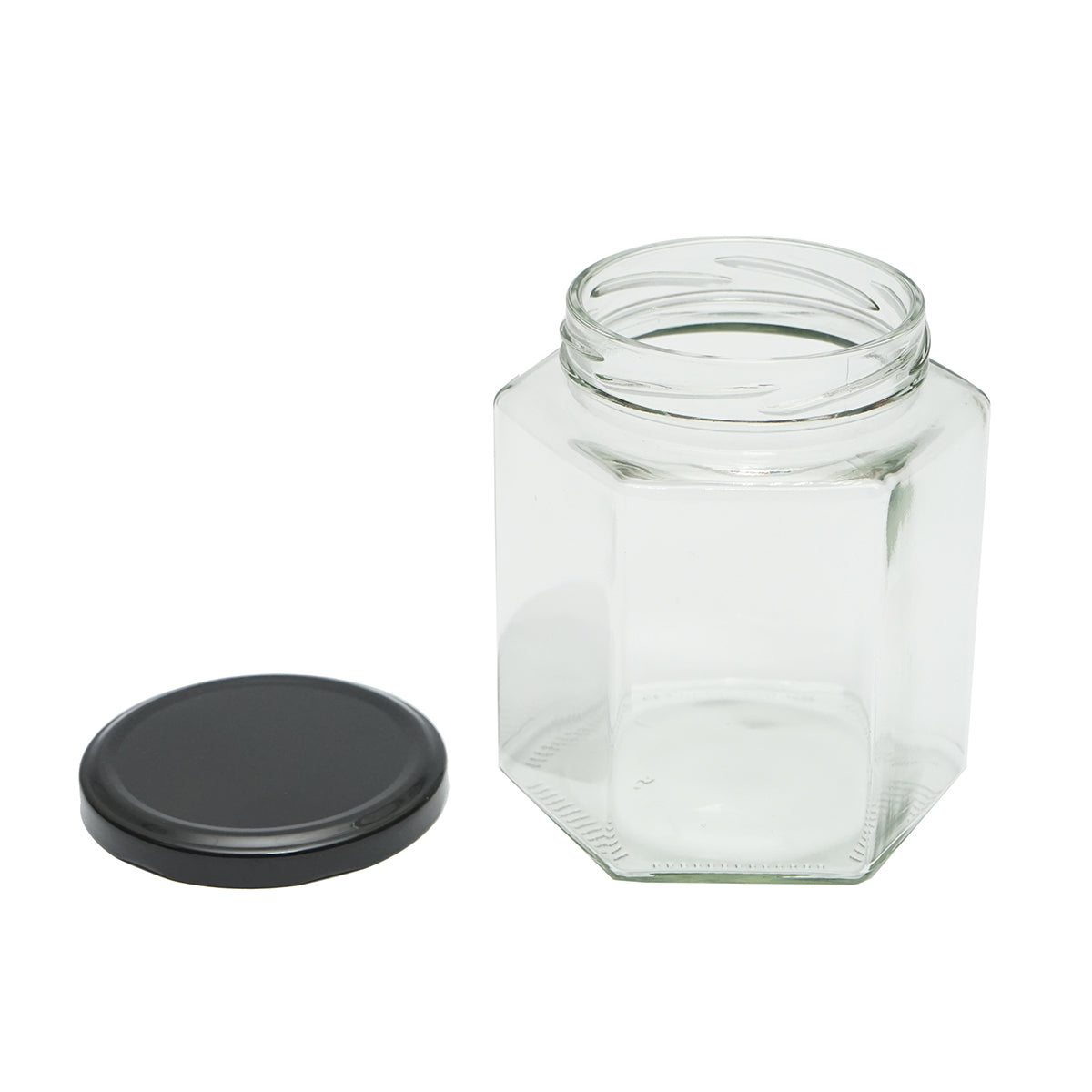 Vaso di vetro con coperchio per miele 730ml - immagine 2