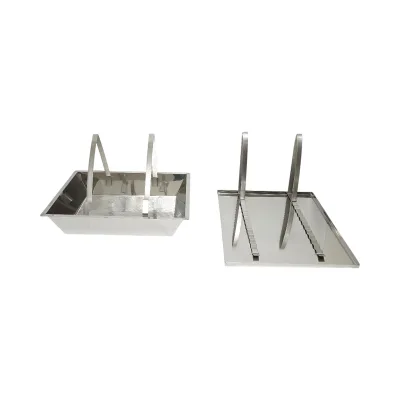 Vassoio disopercolatore con setaccio in acciaio inox 520x415x110mm - immagine 2