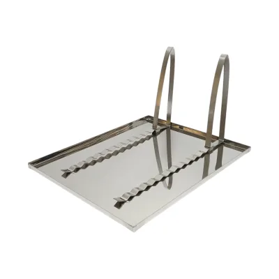 Vassoio disopercolatore con setaccio in acciaio inox 520x415x110mm - immagine 5