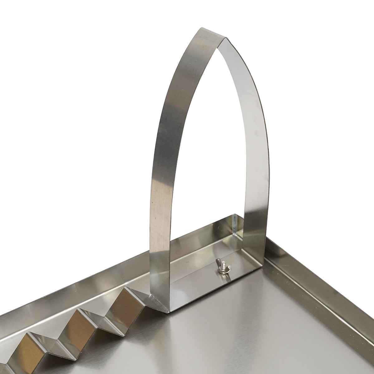Vassoio in acciaio inossidabile per disopercolare, dimensioni 600x700x30 mm - immagine 6