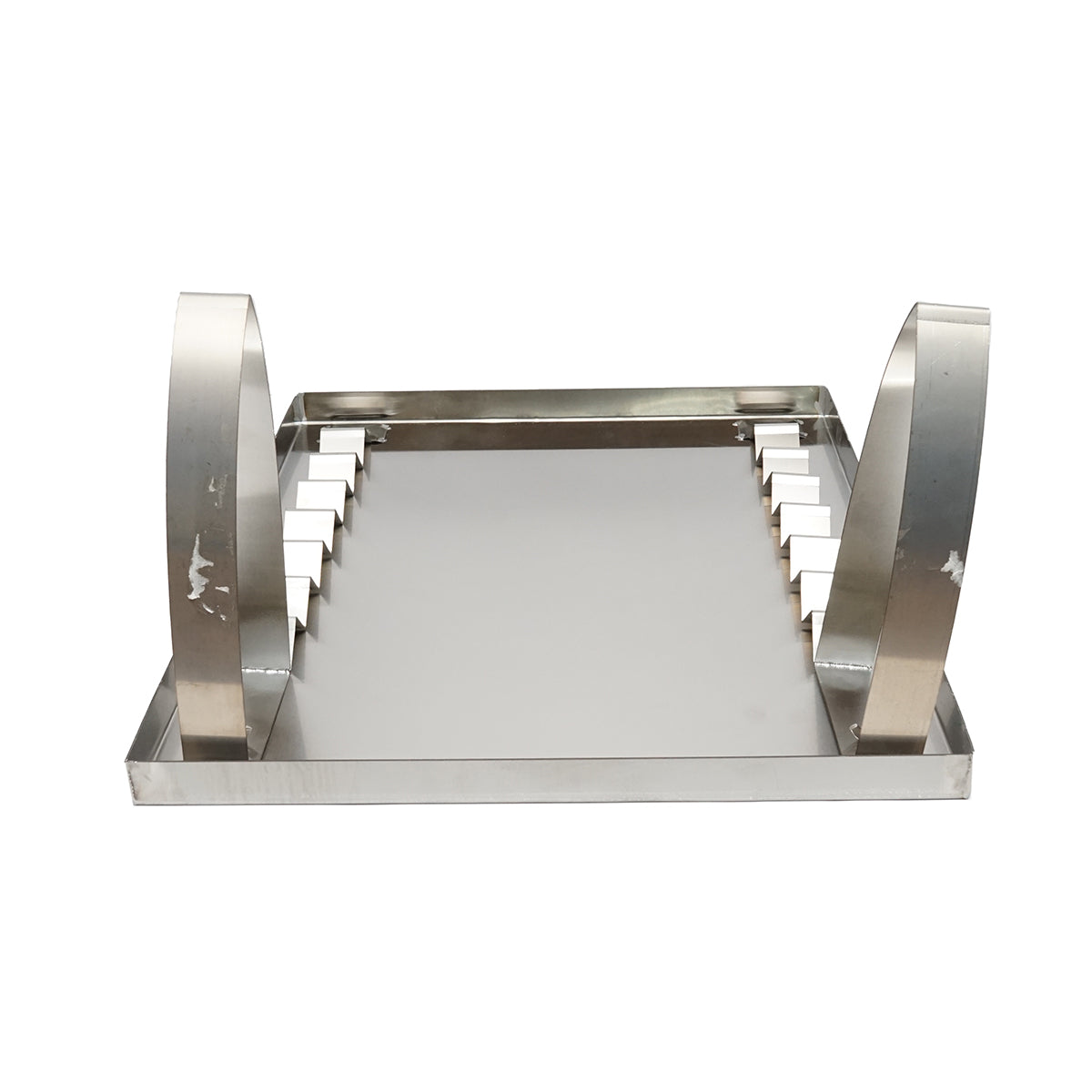 Vassoio in acciaio inossidabile per disopercolare, dimensioni 600x700x30 mm - immagine 4