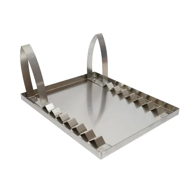 Vassoio in acciaio inossidabile per disopercolare, dimensioni 600x700x30 mm - immagine 2