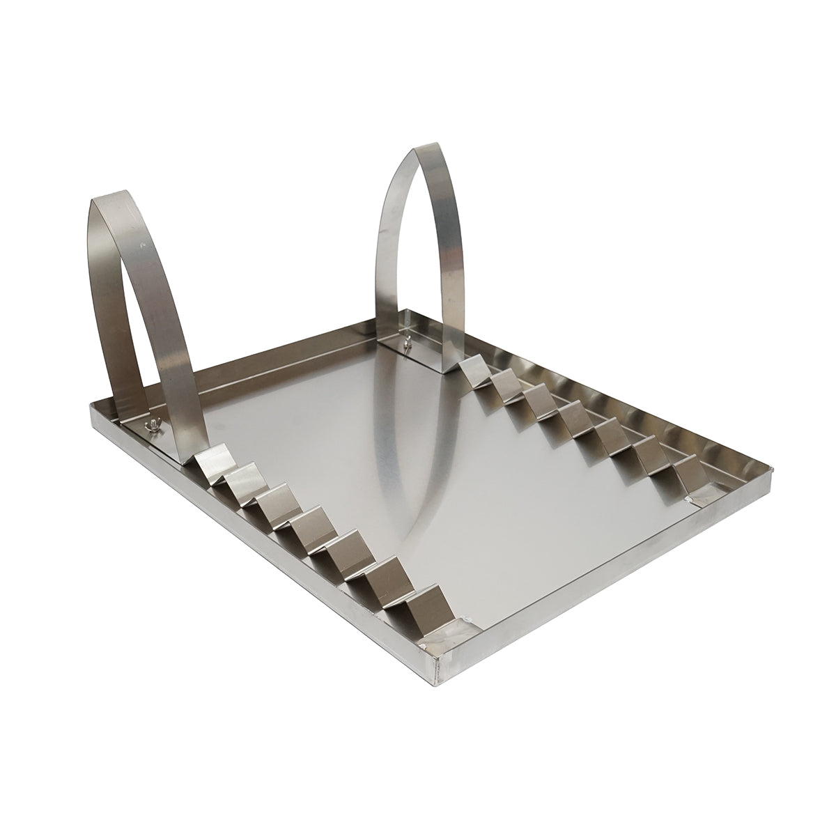 Vassoio in acciaio inossidabile per disopercolare, dimensioni 600x700x30 mm - immagine 2