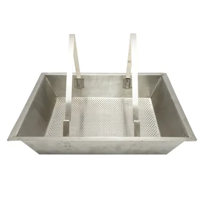 Vassoio in acciaio inox per disopercolare 520x415x110mm - immagine 2