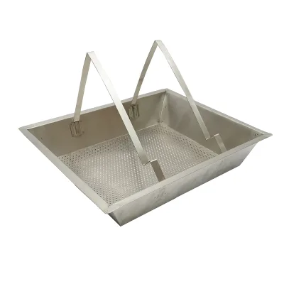 Vassoio in acciaio inox per disopercolare 520x415x110mm