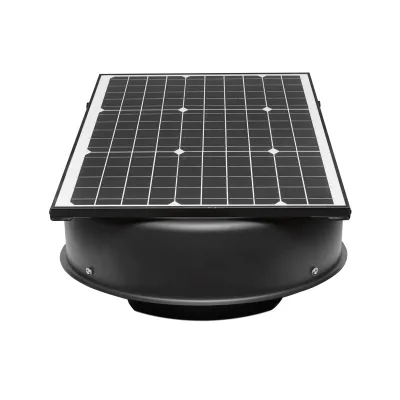 Ventilatore assiale da soffitto 300mm con pannello solare 2100m3/h Breckner Germany - immagine 2