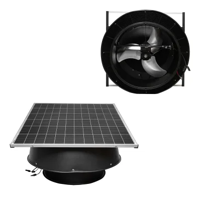 Ventilatore assiale da soffitto 600mm con pannello solare 12000m3/h Breckner Germany