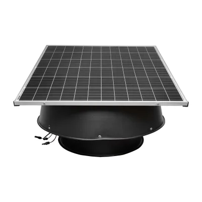 Ventilatore assiale da soffitto 600mm con pannello solare 12000m3/h Breckner Germany - immagine 3