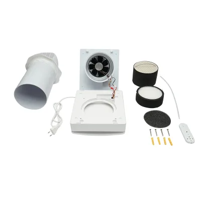 Ventilatore con recupero di calore per 1 stanza, montaggio a parete, 50 m³/h, 7.8W, Wi-Fi, 220V, AV-TTW5-W - immagine 2