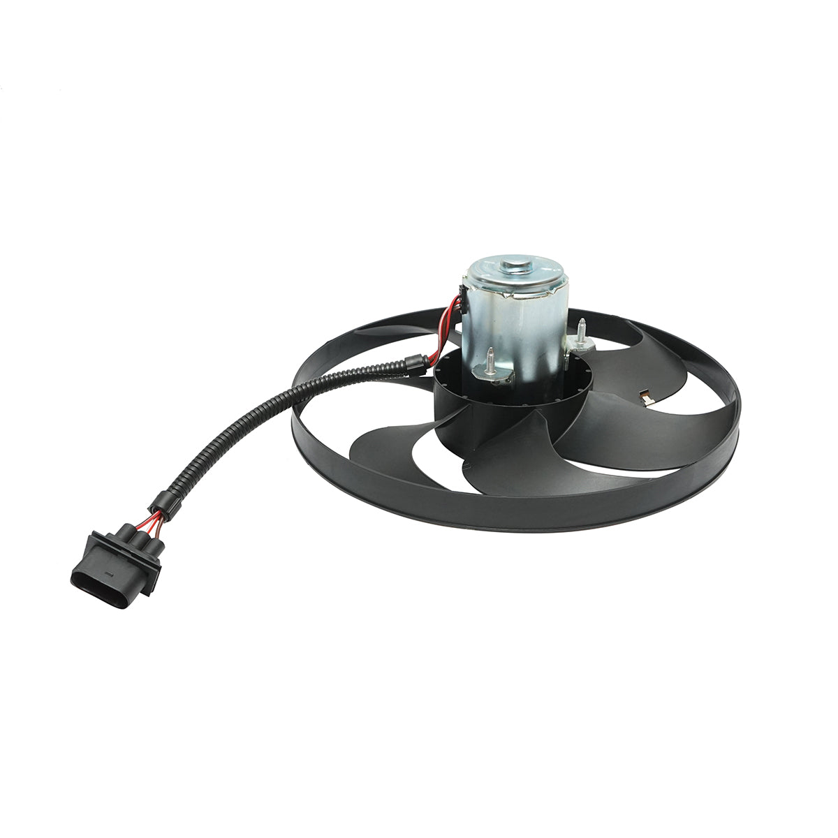 Ventola radiatore Audi, Seat, Skoda 350mm Codice OEM 1J0959455, 6E0959455A, 1J0959455B, 1J0959455E - immagine 3