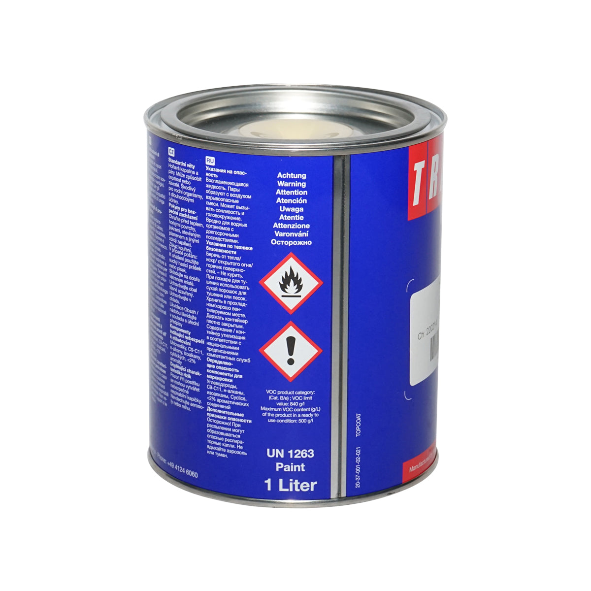 Vernice auto crema tipo Fiat 1L Tractol - immagine 3