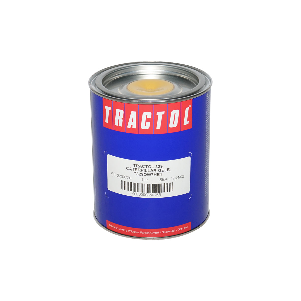 Vernice auto gialla tipo Caterpillar 1L Tractol