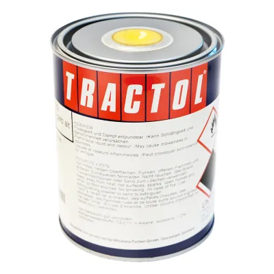 Vernice auto gialla tipo New Holland 1L Tractol - immagine 2