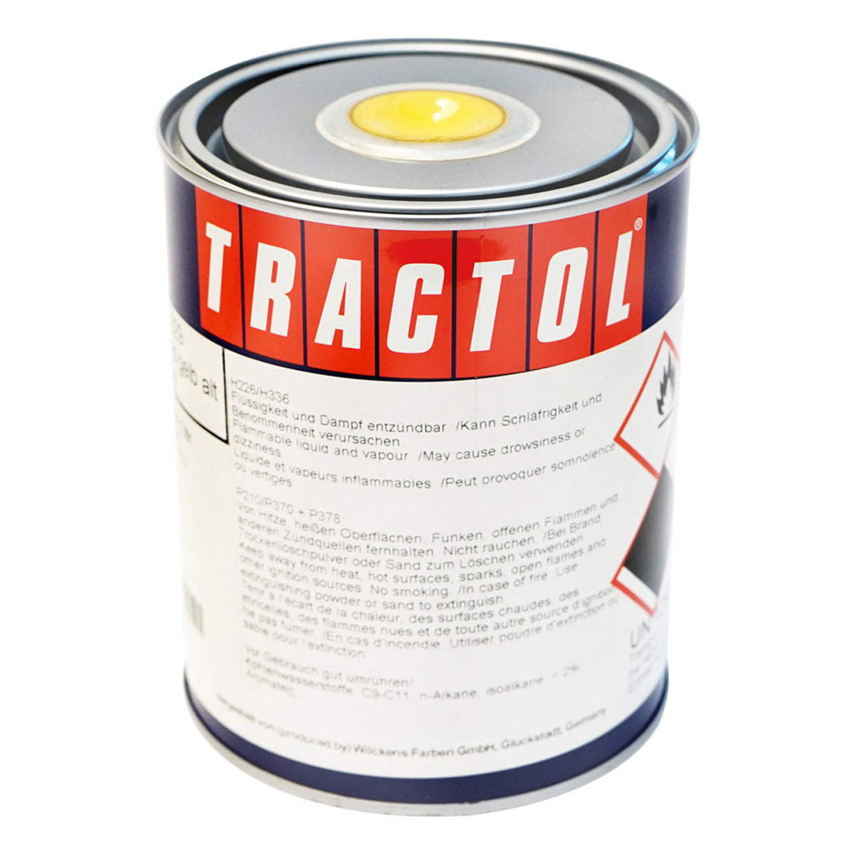 Vernice auto gialla tipo New Holland 1L Tractol - immagine 2