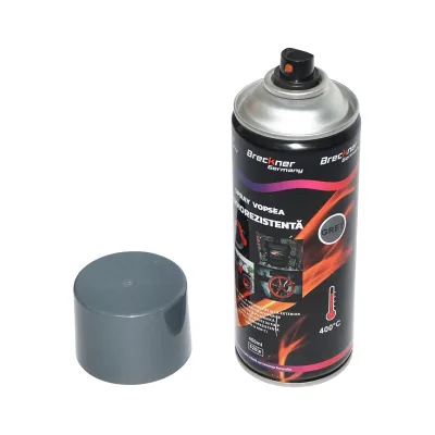 Vernice spray acrilica resistente al calore a 400 gradi grigio 450 ml Breckner Germany - immagine 2