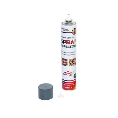 Vernice spray per marcatura forestale grigia 750ml Breckner Germany - immagine 2
