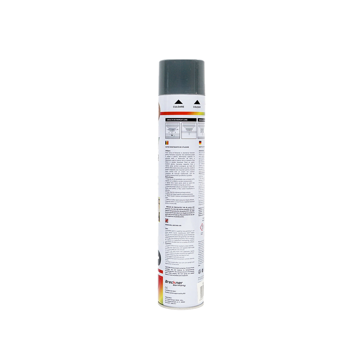 Vernice spray per marcatura forestale grigia 750ml Breckner Germany - immagine 3