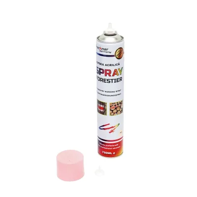 Vernice spray per marcatura forestale rosa 750ml Breckner Germany - immagine 2