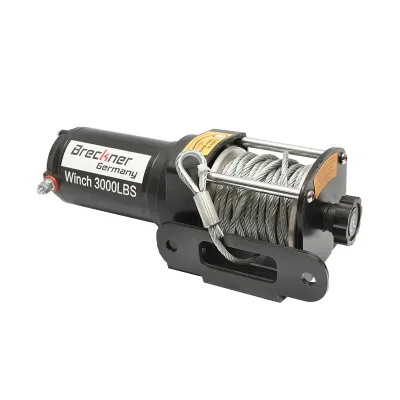 Verricello elettrico con telecomando 12V, 1,6T (3000 libbre), lunghezza cavo 9,2m - immagine 4
