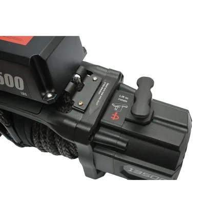 Verricello elettrico con telecomando 12V, 6,1T (13500 libbre) 6,5HP, cavo sintetico 9x24m, solenoide 400A Breckner Germany - immagine 6