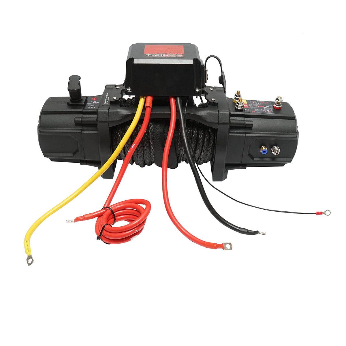 Verricello elettrico con telecomando 12V, 6,1T (13500 libbre) 6,5HP, cavo sintetico 9x24m, solenoide 400A Breckner Germany - immagine 3