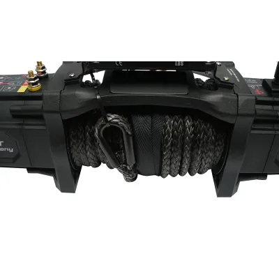Verricello elettrico con telecomando 12V, 6,1T (13500 libbre) 6,5HP, cavo sintetico 9x24m, solenoide 400A Breckner Germany - immagine 4