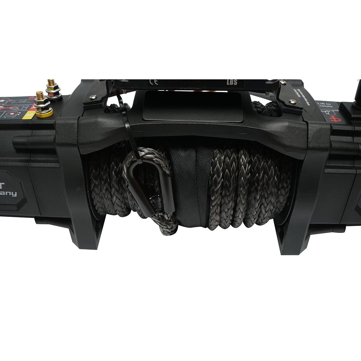 Verricello elettrico con telecomando 12V, 6,1T (13500 libbre) 6,5HP, cavo sintetico 9x24m, solenoide 400A Breckner Germany - immagine 4