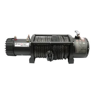 Verricello elettrico con telecomando 12V, 6,5hp, 6,1T (13500lbs) cavo sintetico 9x24m solenoide 400A Breckner Germany - immagine 2