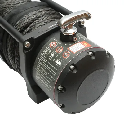 Verricello elettrico con telecomando 12V, 6,5hp, 6,1T (13500lbs) cavo sintetico 9x24m solenoide 400A Breckner Germany - immagine 6