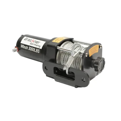Verricello elettrico con telecomando 12V, cavo in acciaio da 1,6T (3000 libbre) 5x11m, solenoide 100A Breckner Germany - immagine 2