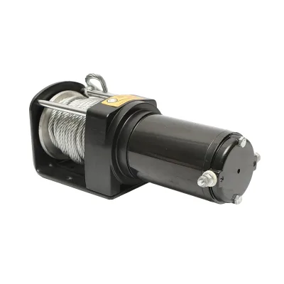 Verricello elettrico con telecomando 12V, cavo in acciaio da 1,6T (3000 libbre) 5x11m, solenoide 100A Breckner Germany - immagine 3