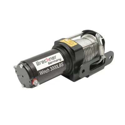 Verricello elettrico con telecomando 12V, cavo in acciaio da 1,6T (3000 libbre) 5x11m, solenoide 100A Breckner Germany - immagine 4