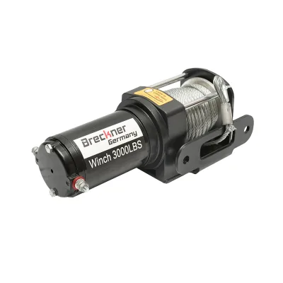 Verricello elettrico con telecomando 12V, cavo in acciaio da 1,6T (3000 libbre) 5x11m, solenoide 100A Breckner Germany - immagine 4