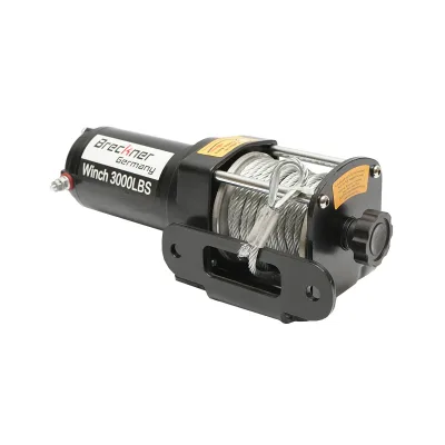 Verricello elettrico con telecomando 12V, cavo in acciaio da 1,6T (3000 libbre) 5x11m, solenoide 100A Breckner Germany - immagine 2