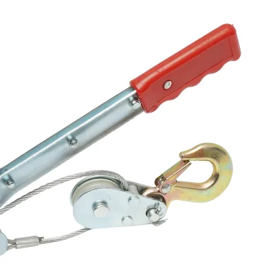 Verricello manuale da 2000 kg con cavo d'acciaio da 4,5 mm x 2,2 m Hoteche - immagine 6