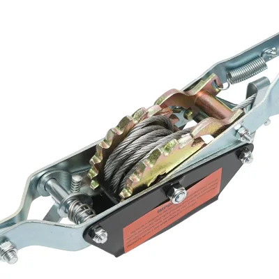 Verricello manuale da 2000 kg con cavo d'acciaio da 4,5 mm x 2,2 m Hoteche - immagine 4