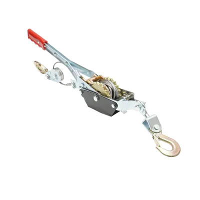 Verricello manuale da 2000 kg con cavo in acciaio da 4 mm, lunghezza 900 mm - immagine 3