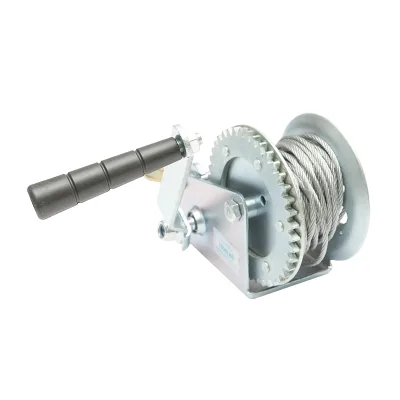 Verricello manuale da 450 kg con cavo in acciaio da 4 mm e lunghezza di 8 m Breckner Germany - immagine 2