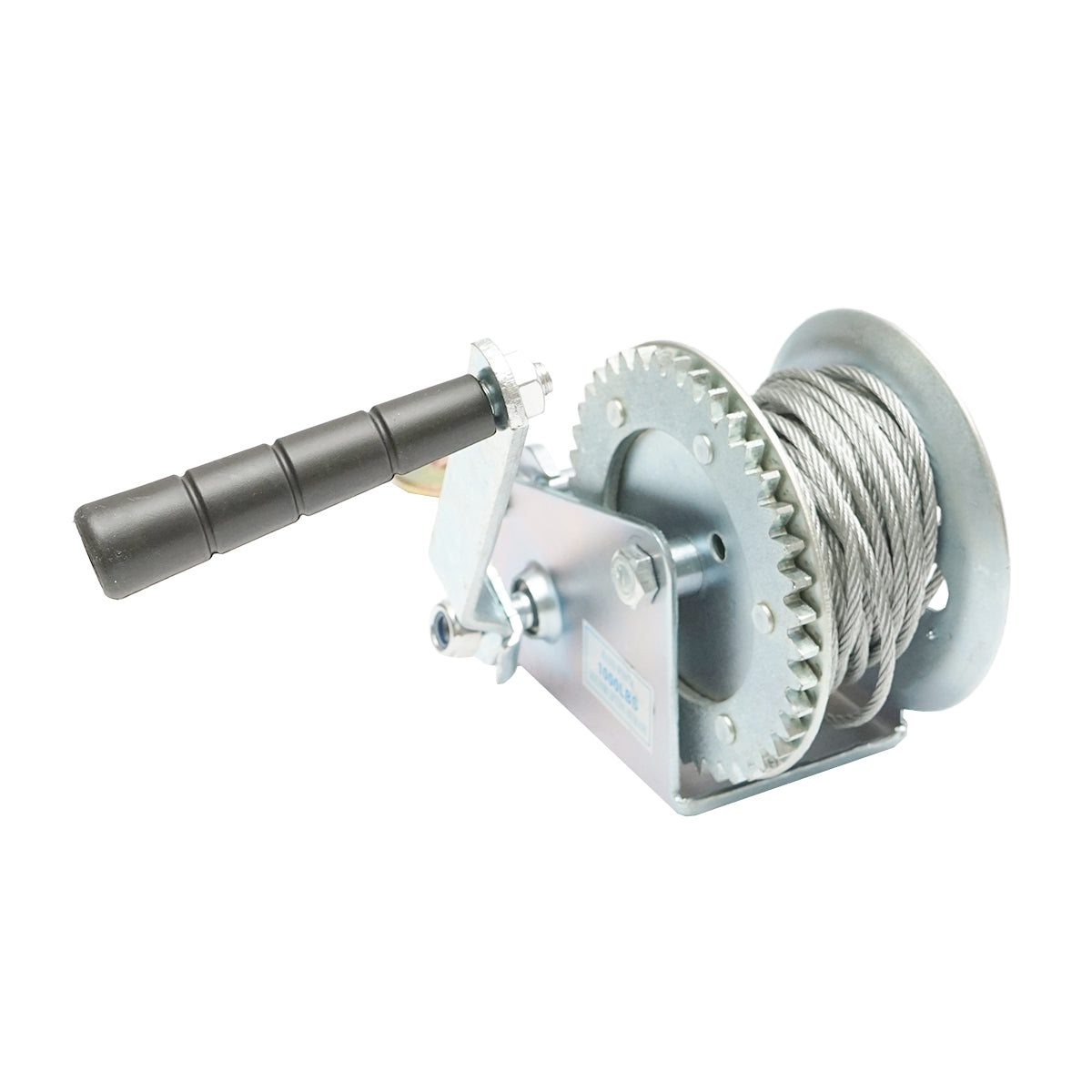 Verricello manuale da 450 kg con cavo in acciaio da 4 mm e lunghezza di 8 m Breckner Germany - immagine 2