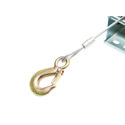Verricello manuale da 450 kg con cavo in acciaio da 4 mm e lunghezza di 8 m Breckner Germany - immagine 5