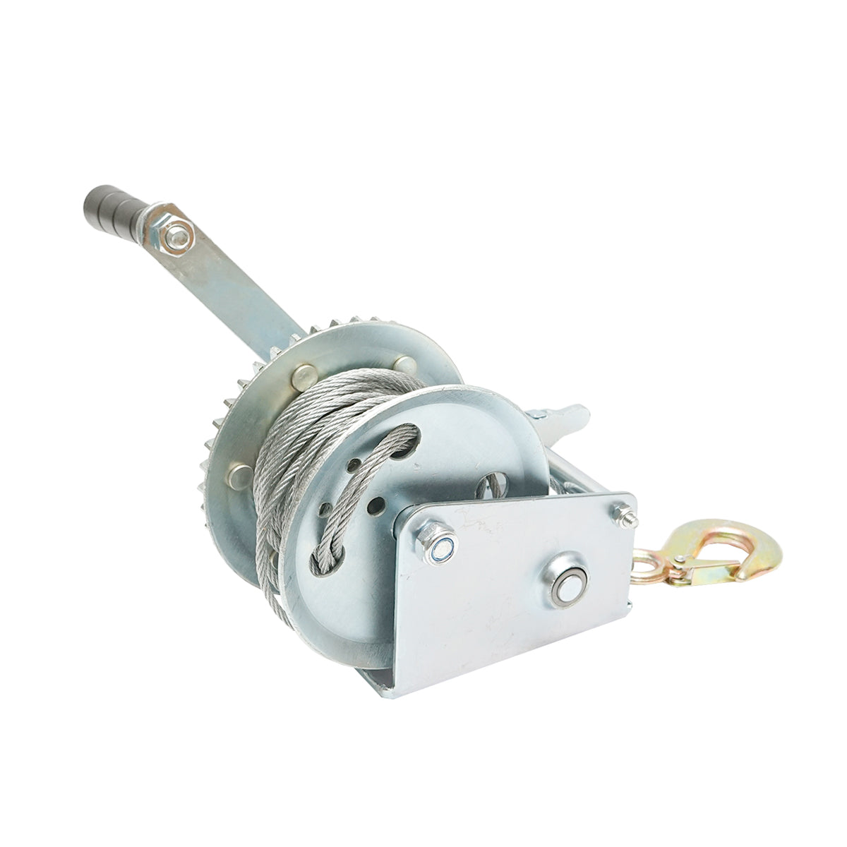 Verricello manuale da 450 kg con cavo in acciaio da 4 mm e lunghezza di 8 m Breckner Germany - immagine 3