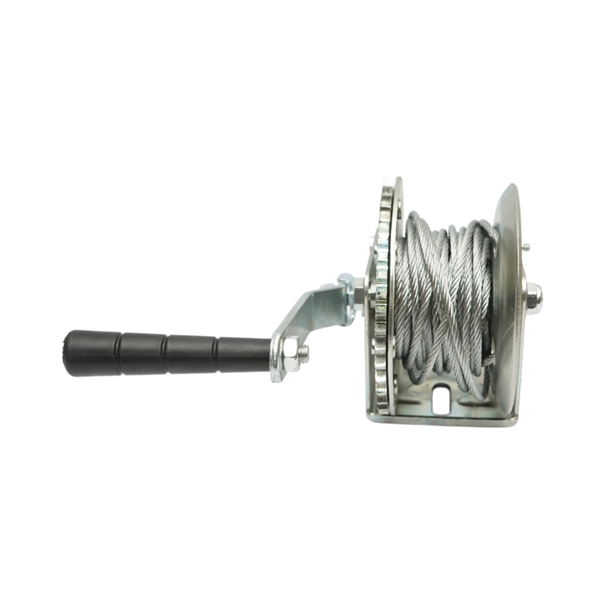 Verricello manuale da 540 kg con cavo in acciaio da 4,5 mm x 8 m, rapporto di trasmissione 4:1 Breckner Germany - immagine 5
