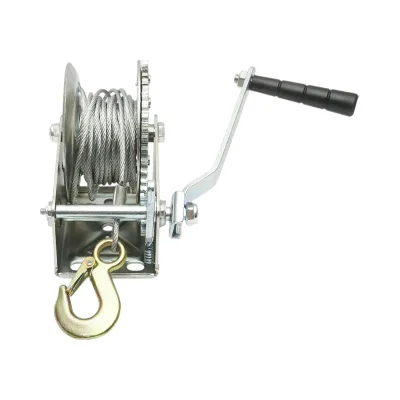 Verricello manuale da 540 kg con cavo in acciaio da 4,5 mm x 8 m, rapporto di trasmissione 4:1 Breckner Germany - immagine 3