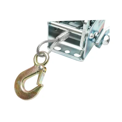 Verricello manuale Hoteche – 270 kg con tamburo e cavo da 4,5 mm / 8 m - immagine 4