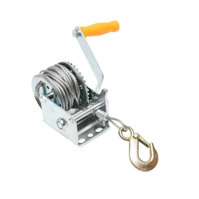 Verricello manuale Hoteche – 270 kg con tamburo e cavo da 4,5 mm / 8 m - immagine 3