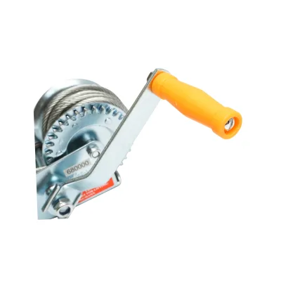 Verricello manuale Hoteche – 270 kg con tamburo e cavo da 4,5 mm / 8 m - immagine 5