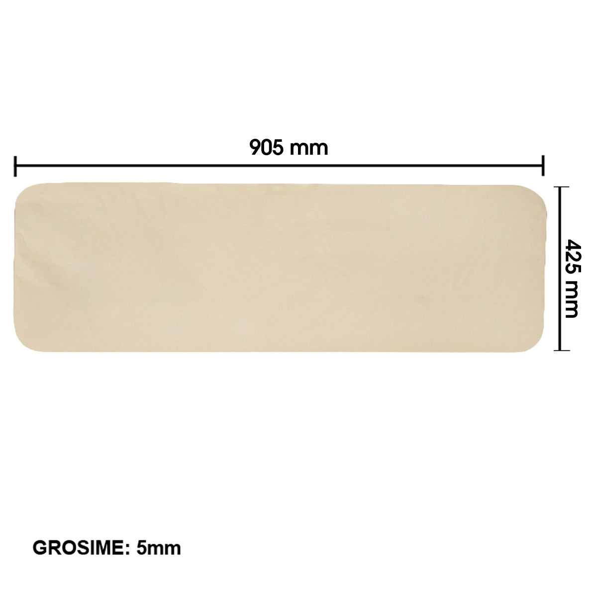 Vetro parabrezza 425x905mm per trattore forestale