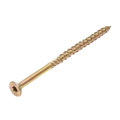 Vite autofilettante per legno 8x140mm tipo torx TX40, testa svasata 50 pz/scatola - immagine 2
