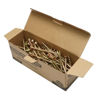 Vite autofilettante per legno a testa svasata 8x100mm tipo torx TX40, 100 pz/scatola - immagine 4