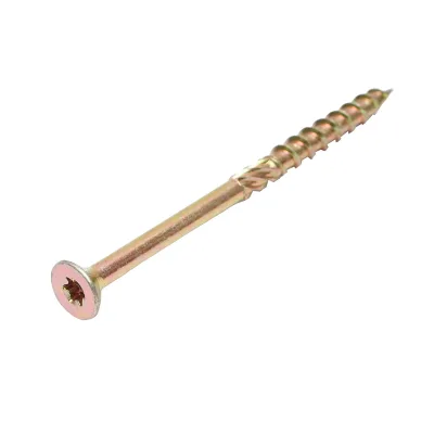 Vite autofilettante per legno a testa svasata 8x120mm tipo torx TX40, 100 pz/scatola - immagine 2